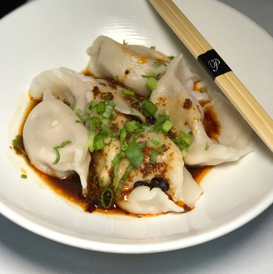Szechuan Pork & Shrimp Dumplings at Philippe on #foodmento http://foodmento.com/place/5715