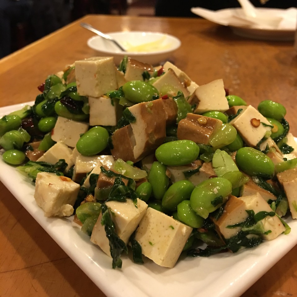 Soy peas, cabbage & shredded bean curd from Nan Xiang Xiao Long Bao on #foodmento http://foodmento.com/dish/34358