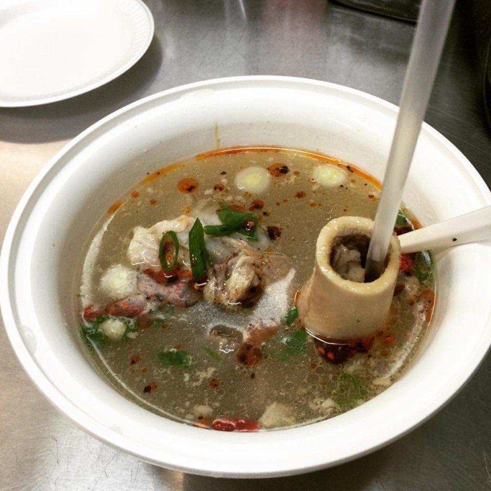 Pork Bone Marrow Soup @ Zhu Snacks at Golden Shopping Mall on #foodmento http://foodmento.com/place/5766