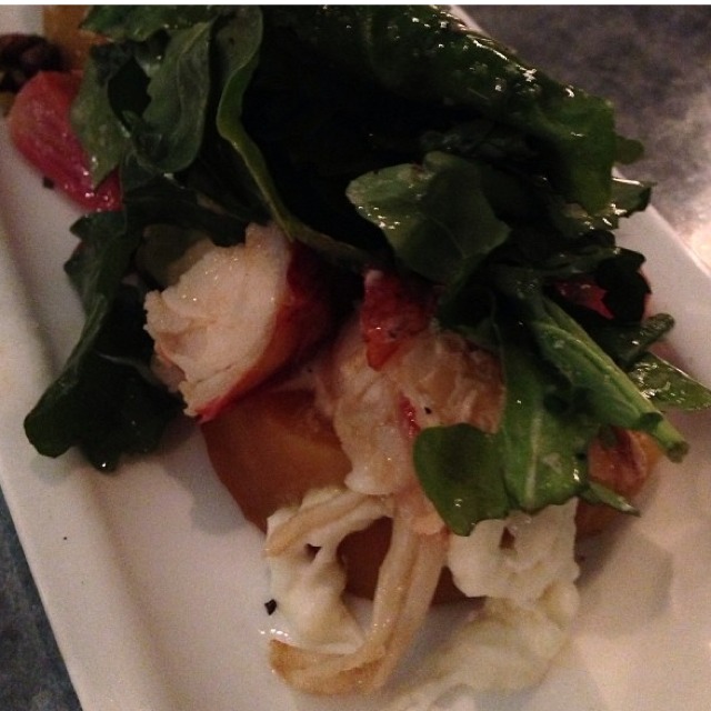 Lobster Beet Salad at Bar Crudo on #foodmento http://foodmento.com/place/594
