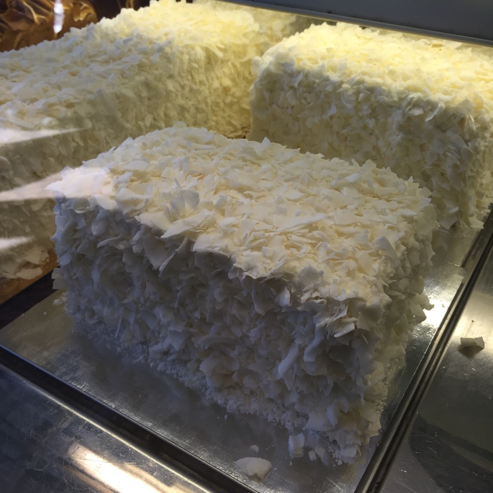 Coconut Passion Fruit Bavarian Cake from Tartine Bakery on #foodmento http://foodmento.com/dish/27417