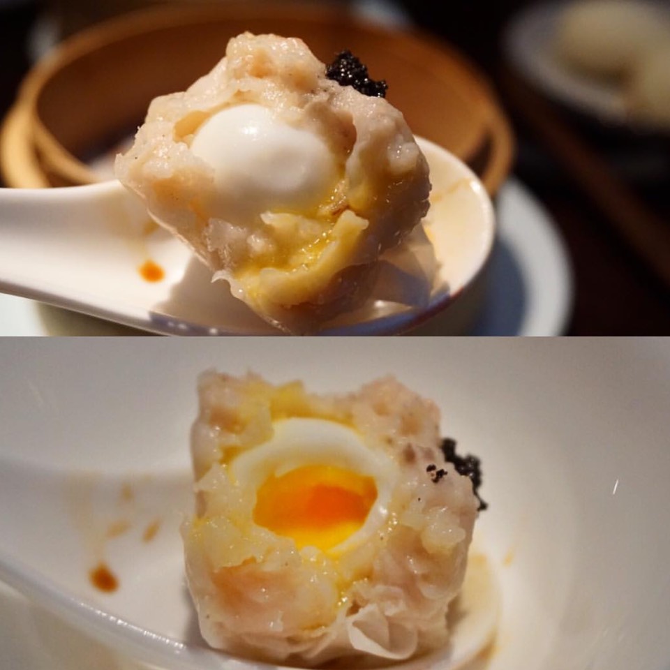 Siu Mai With Quail Egg, Truffle from Mott 32 卅二公館 on #foodmento http://foodmento.com/dish/38893