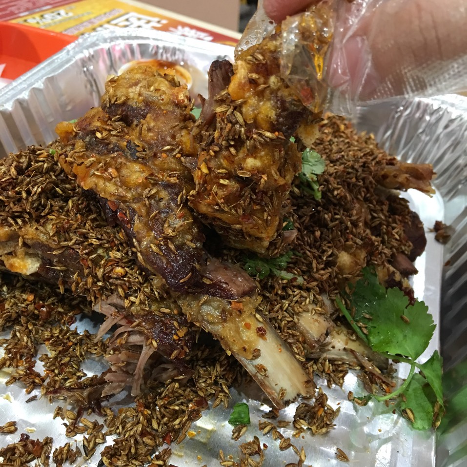 Muslim Lamb (Roasted Lamb Chop) @ Peng Shun Spicy Pot #13 from New York Food Court 紐約美食廣場 on #foodmento http://foodmento.com/dish/33521