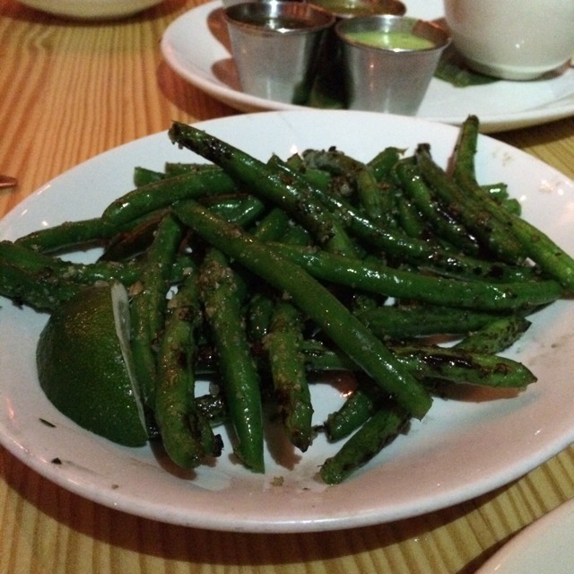 Ejotes (Grilled Texas Green Beans) at La Condesa on #foodmento http://foodmento.com/place/661