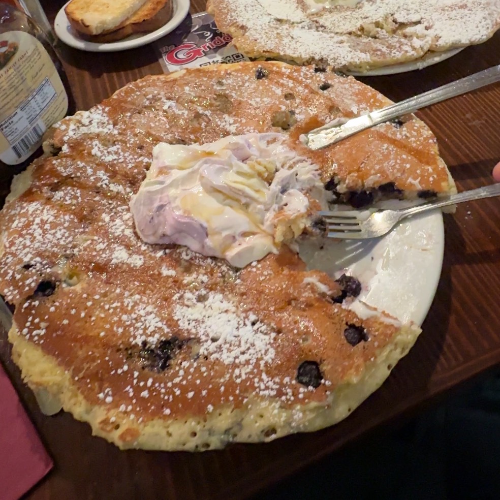 Blueberry Pancake at The Griddle Cafe on #foodmento http://foodmento.com/place/685