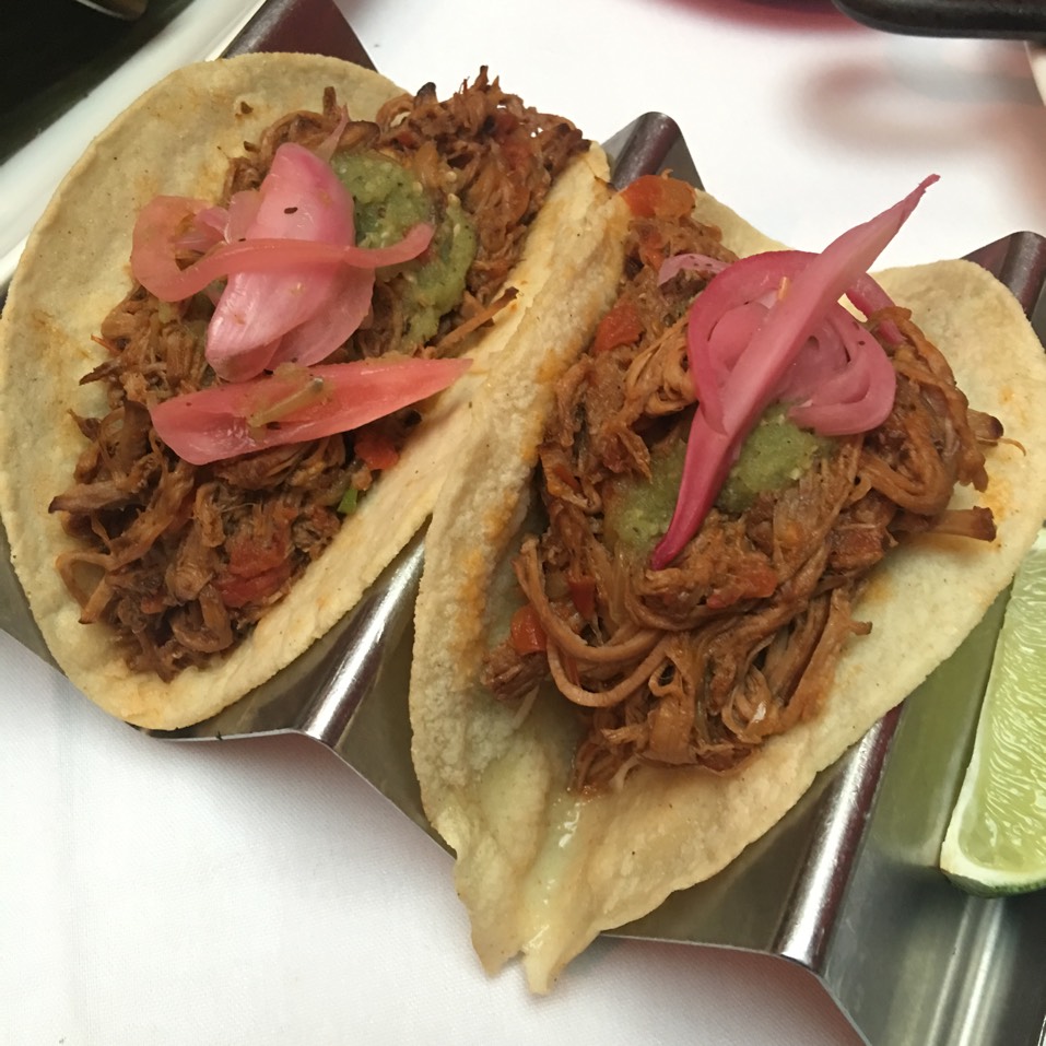Tacos de Carnitas at Rosa Mexicano on #foodmento http://foodmento.com/place/6880