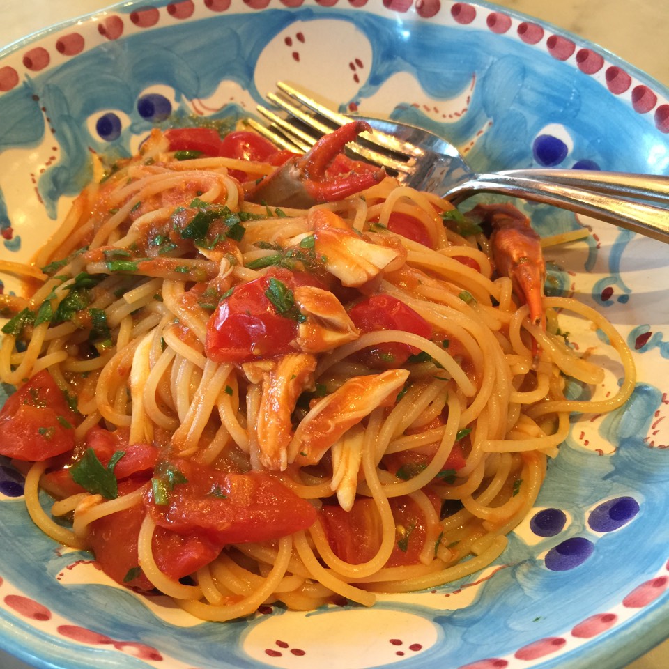 Blue Crab Spaghetti at Santina on #foodmento http://foodmento.com/place/6898
