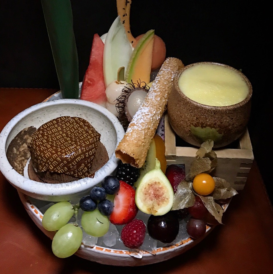Dessert Deluxe Platter from Zuma New York on #foodmento http://foodmento.com/dish/43452