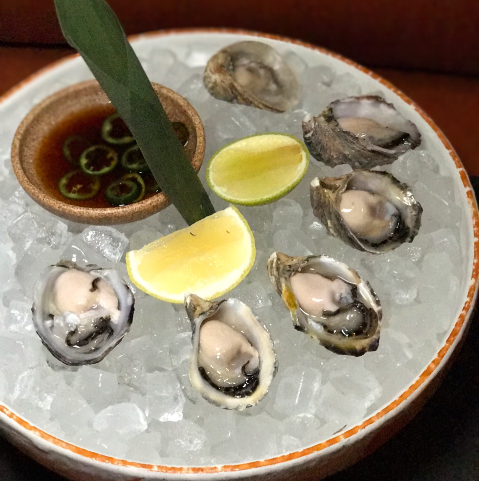 Oysters (Kushi) at Zuma New York on #foodmento http://foodmento.com/place/7041
