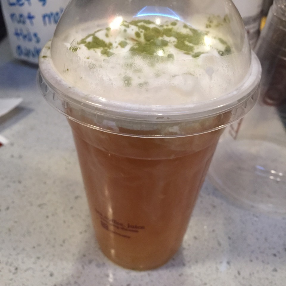 Milk Foam Green Tea at Gong Cha on Foodmento