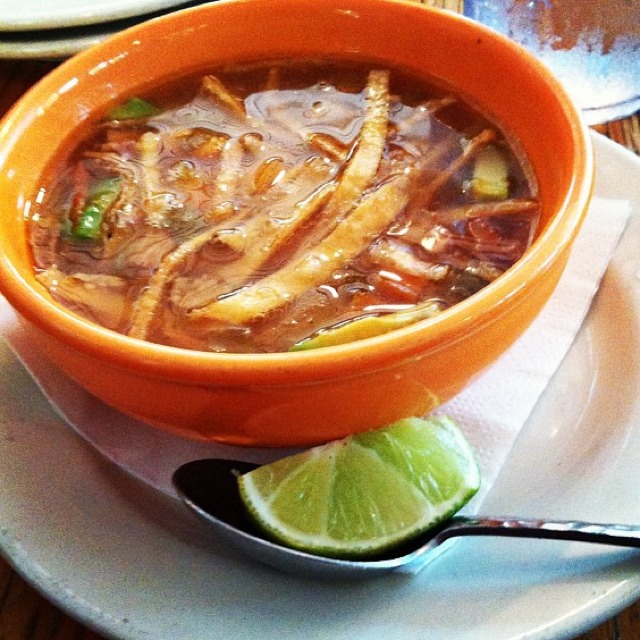 Chicken Tortilla Soup from Z'Tejas (CLOSED) on #foodmento http://foodmento.com/dish/2906