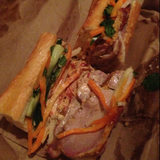 Banh Mi (House Special: Chicken Liver Mousse, Pork Pate, Roasted Pork) at Elizabeth St. Café on #foodmento http://foodmento.com/place/743