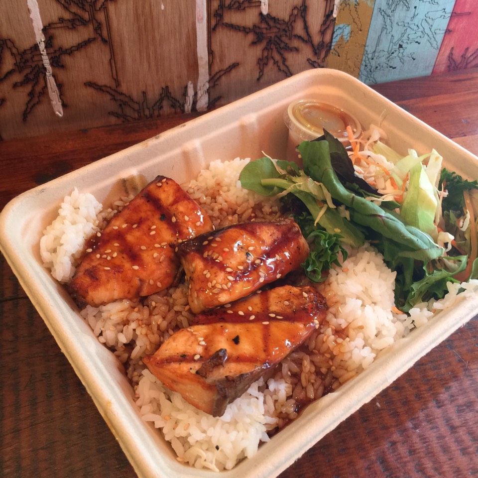 Teriyaki Organic Salmon - Teriyaki Plates‎ at Glaze Teriyaki Grill on #foodmento http://foodmento.com/place/7612