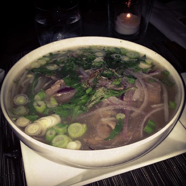 Kobe Beef Pho (Noodle Soup) at Tamarine Restaurant on #foodmento http://foodmento.com/place/762