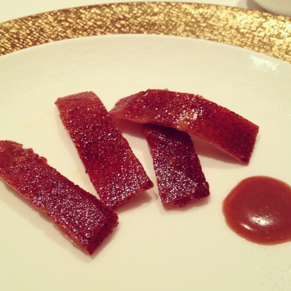 Crispy Suckling Pig Skin at Shang Palace on #foodmento http://foodmento.com/place/7665