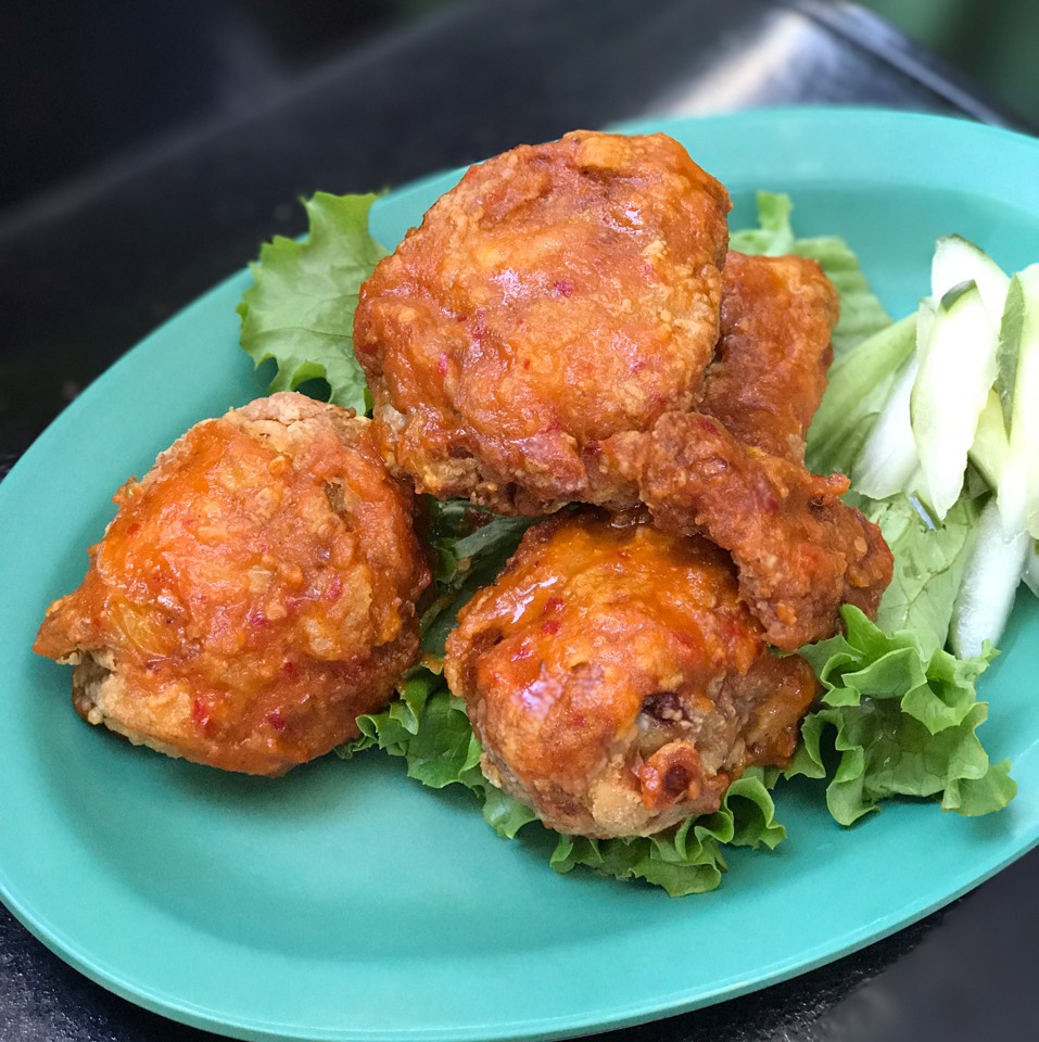 Ayam Masak Merah (Fried Chicken) at Chomp Chomp (CLOSED) on #foodmento http://foodmento.com/place/7668
