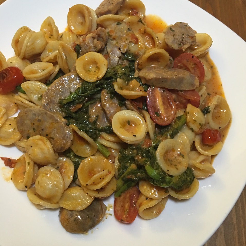 Orecchiette Salsiccia Rapini (Italian Sausage, Broccoli Rabe) from Cotenna on #foodmento http://foodmento.com/dish/39675