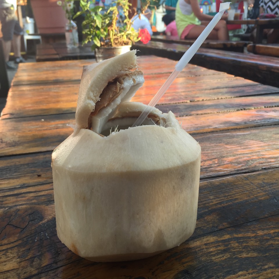 Cold Coconuts at Rockaway Beach Surf Club on #foodmento http://foodmento.com/place/7736