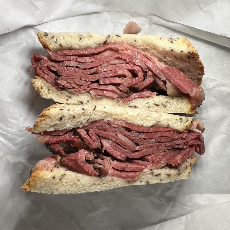 Hot Pastrami Sandwich $22 at Nate 'n Al Delicatessen on #foodmento http://foodmento.com/place/7768