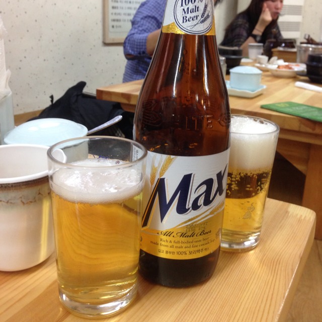Max (Malt Beer) at 토속촌삼계탕 (Tosokchon Samgaetang) on #foodmento http://foodmento.com/place/781