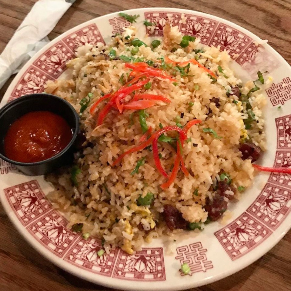 Fried Rice With Chinese Sausage from Fish Market on #foodmento http://foodmento.com/dish/45867