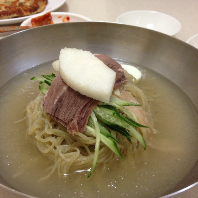 물넹면 (Cold Noodles) from 을밀대 (乙密臺) on #foodmento http://foodmento.com/dish/3050