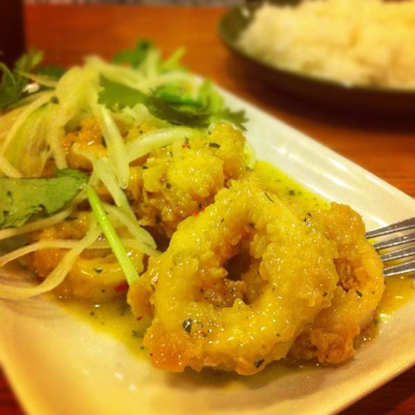 Fried Butter Calamari at Ah Loy Thai (CLOSED) on #foodmento http://foodmento.com/place/7