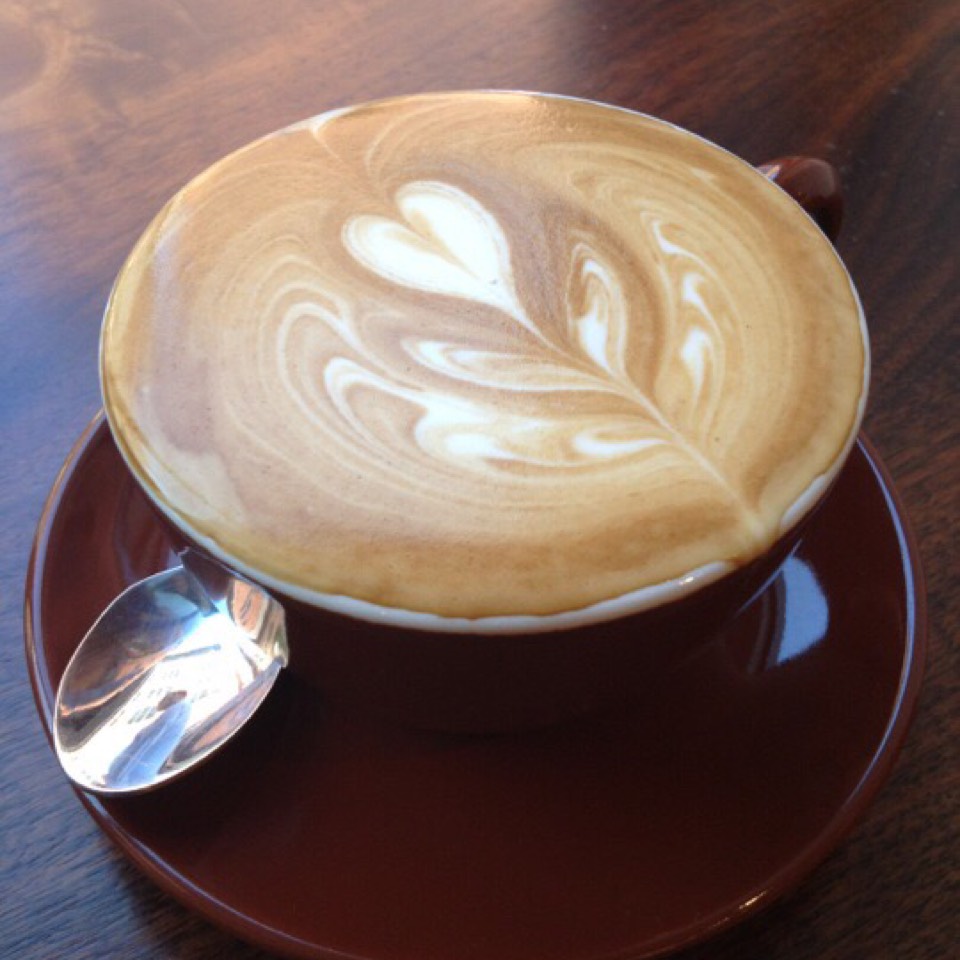 Latte at Barrington Coffee Roasting Company (CLOSED) on #foodmento http://foodmento.com/place/8119