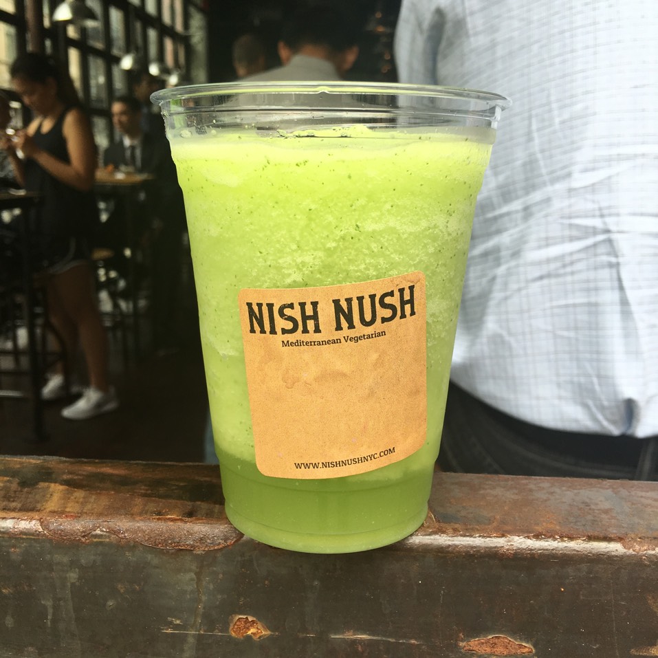 Frozen Mint Lemonade at Nish Nūsh on #foodmento http://foodmento.com/place/8172