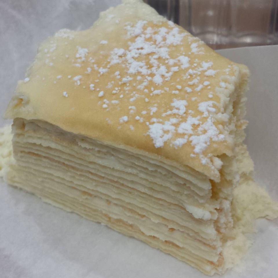 Durian Mille Crepe Cake from Mango Mango on #foodmento http://foodmento.com/dish/37063