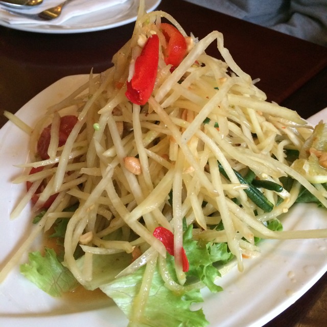 Papaya Salad (Vegan) at Ayada Thai on #foodmento http://foodmento.com/place/820