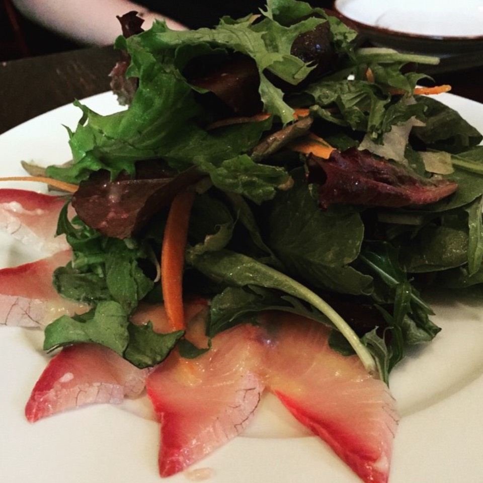 Hamachi Salad from Hibino on #foodmento http://foodmento.com/dish/31808