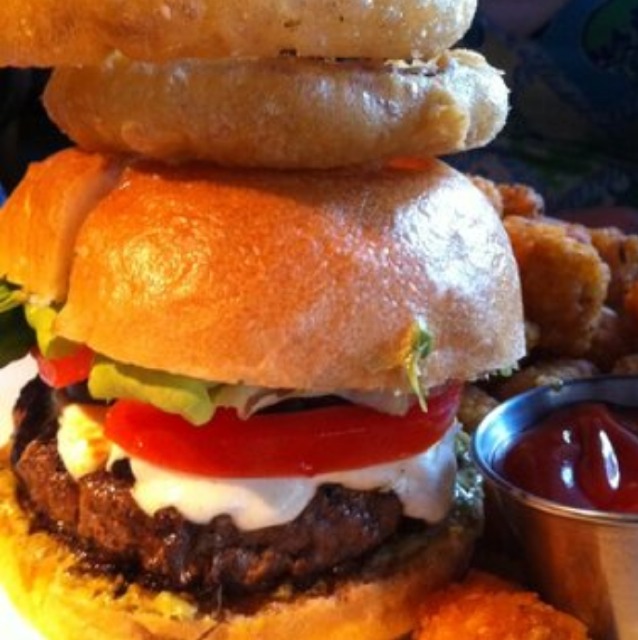 Mexico City Burger from B & B Winepub (Burger & Barrel) on #foodmento http://foodmento.com/dish/3182
