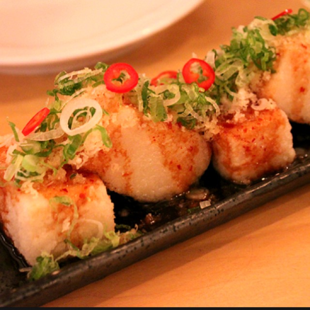Tofu with Ginger-Scallion Dressing from Danji on #foodmento http://foodmento.com/dish/3272