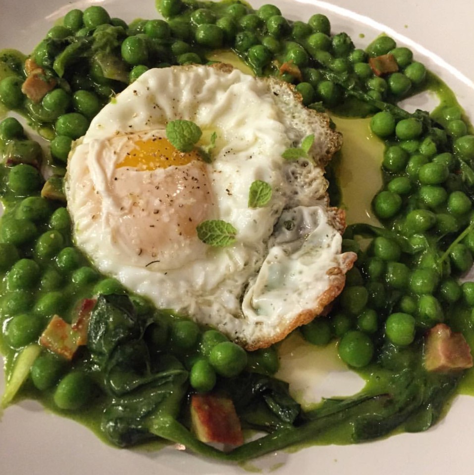 Green Peas, Chorizo, Egg at Lupulo on #foodmento http://foodmento.com/place/8544