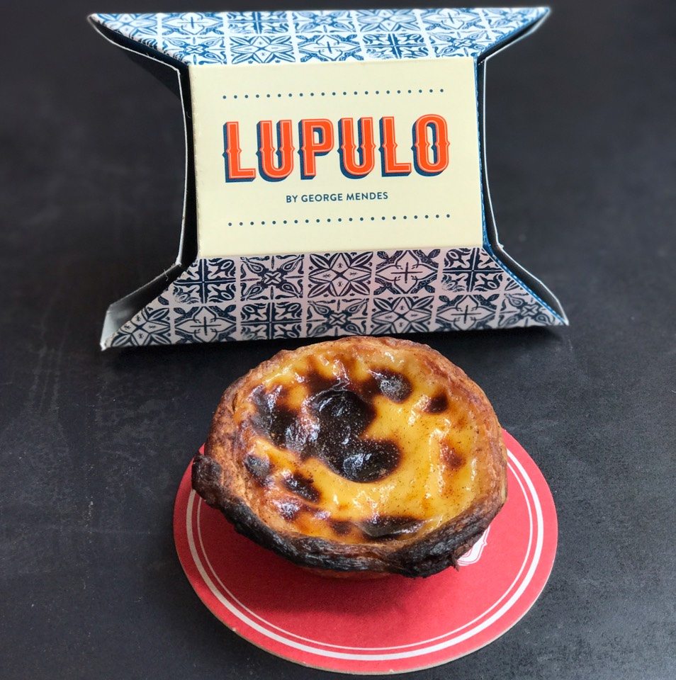 Portuguese Pasteis de Nata (Egg Tart) at Lupulo on #foodmento http://foodmento.com/place/8544