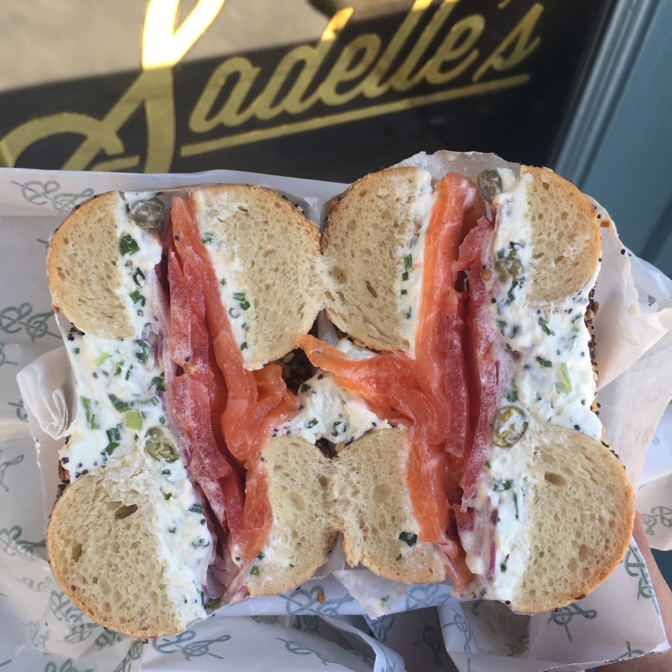 Everything 2.0 Bagel With Lox, Cream Cheese from Sadelle's on #foodmento http://foodmento.com/dish/32761