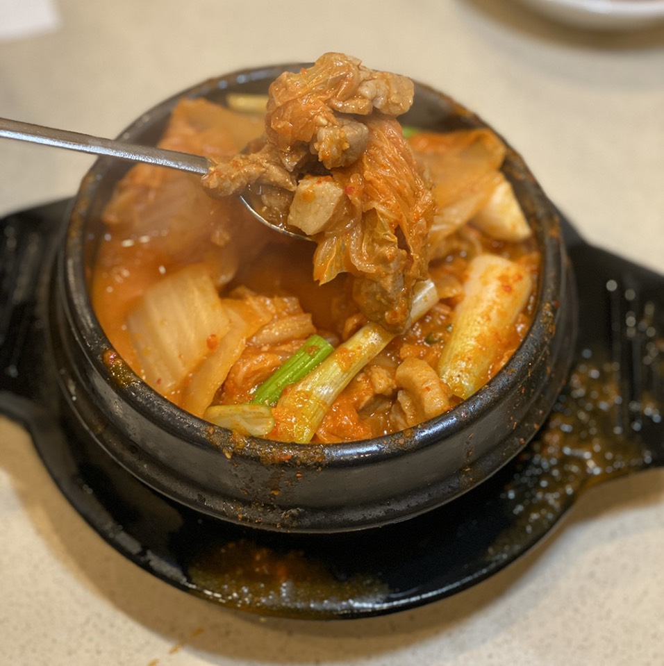 Kimchi Casserole (Jigae) at Jun Won (CLOSED) on #foodmento http://foodmento.com/place/8555