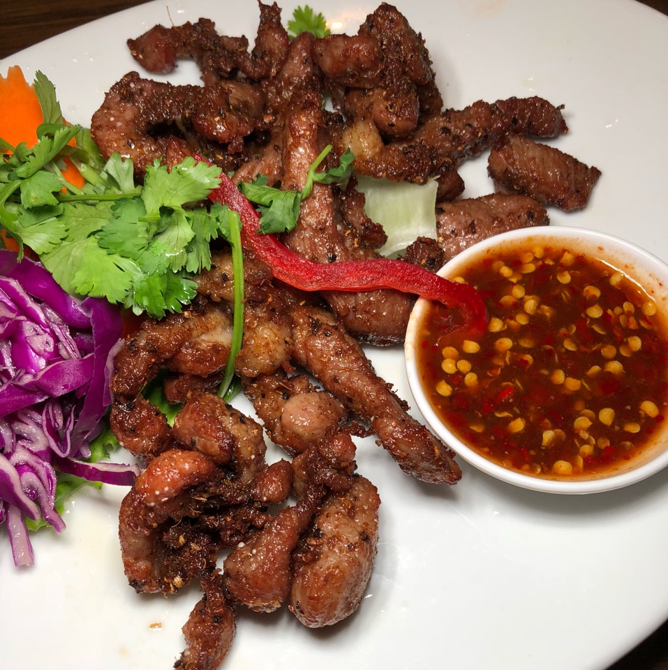 Crying Tiger Pork at Jitlada Thai Restaurant on #foodmento http://foodmento.com/place/8591