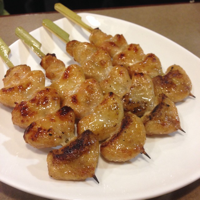 Bonjiri (Chicken Buttocks) at Nanbantei Japanese Restaurant on #foodmento http://foodmento.com/place/859