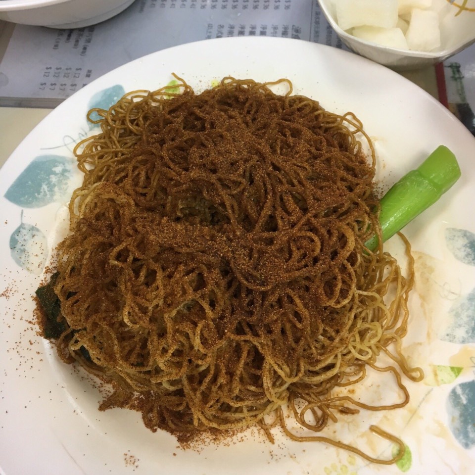 Shrimp roe noodles from Lau Sum Kee Noodle 劉森記麵家 on #foodmento http://foodmento.com/dish/33854