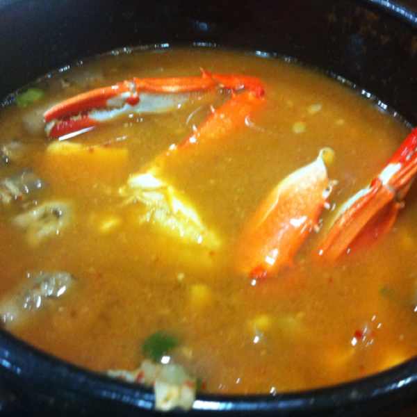 Seafood & Soya Bean Paste Soup from Ju Shin Jung Korean Charcoal BBQ on #foodmento http://foodmento.com/dish/337