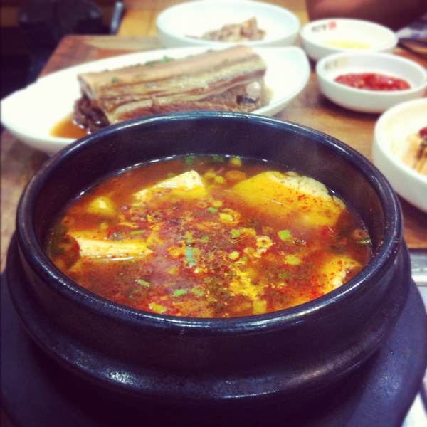 Soondubu (Spicy Soft Tofu Soup) at Ju Shin Jung Korean Charcoal BBQ on #foodmento http://foodmento.com/place/89