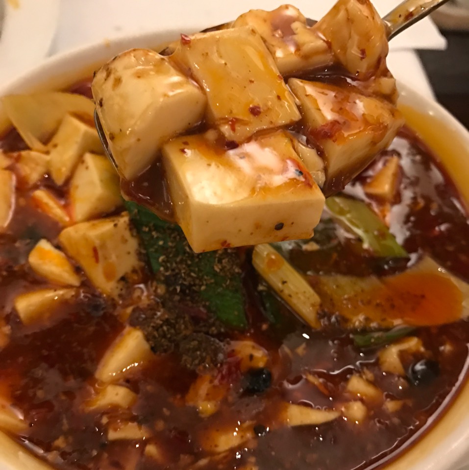 Spicy Ma Po Tofu With Black Beans from Legend Bar & Restaurant on #foodmento http://foodmento.com/dish/12291