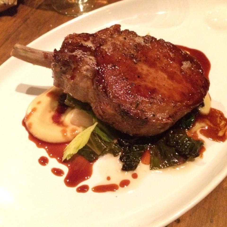Berkshire Pork Chops from Restaurant Marc Forgione on #foodmento http://foodmento.com/dish/22792