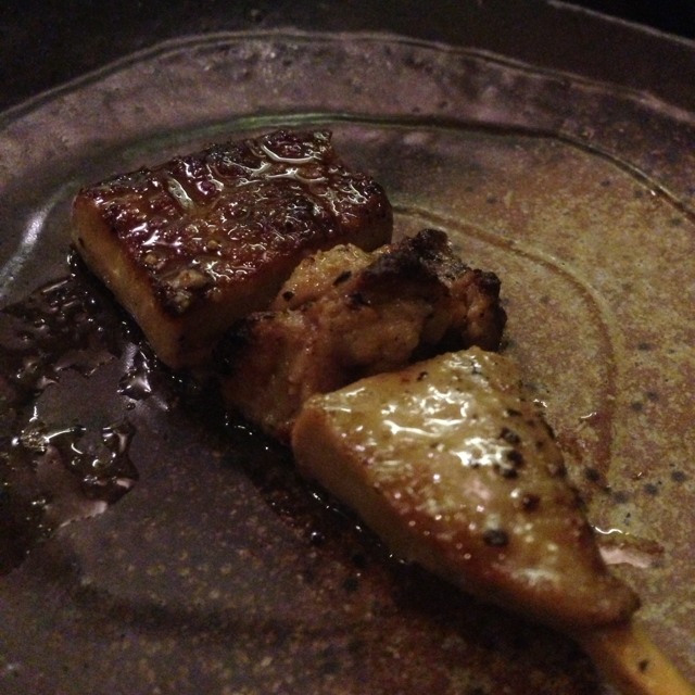 Foie Gras - Skewered from Kazu Sumiyaki Restaurant on #foodmento http://foodmento.com/dish/3723