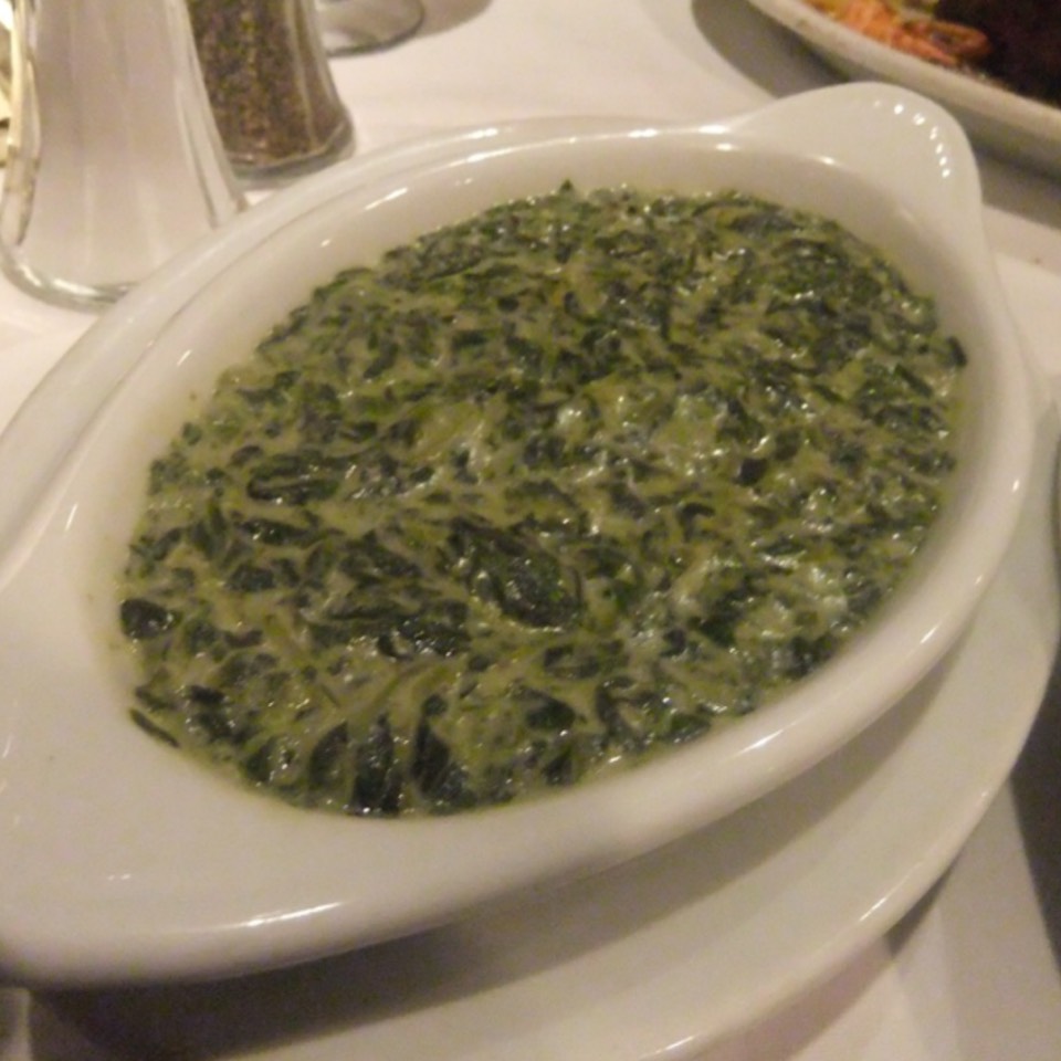Creamed Spinach from The Palm on #foodmento http://foodmento.com/dish/3754