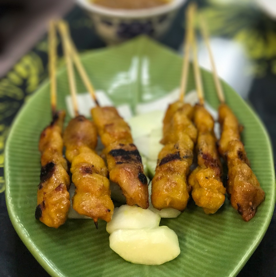 Satay Chicken from Malay Restaurant 馬來餐廳 on #foodmento http://foodmento.com/dish/36236