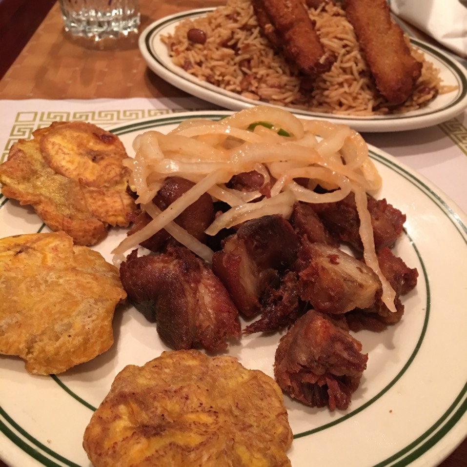 Griot (Pork confit) from Le Soleil Haitian Restaurant on #foodmento http://foodmento.com/dish/36246