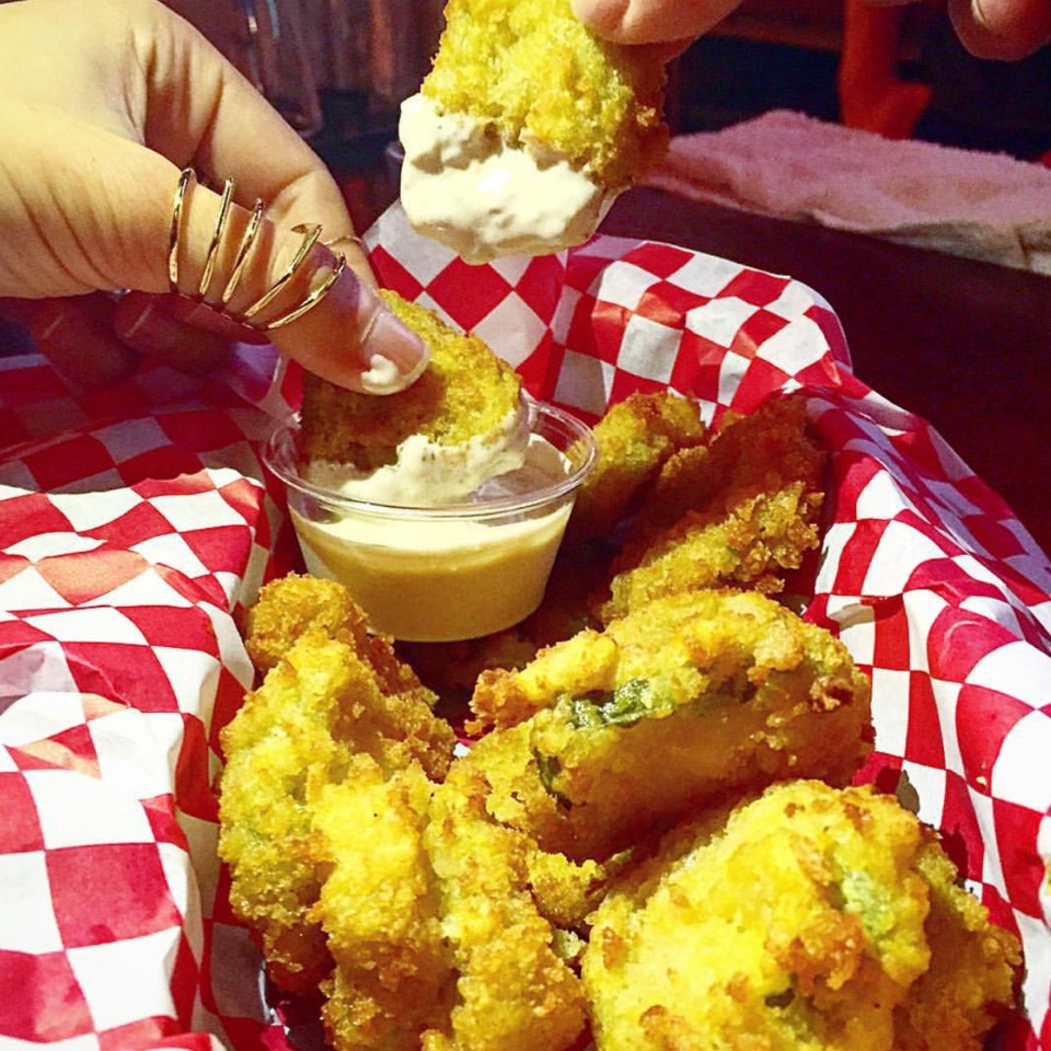 Fried Pickles at Brother Jimmy's BBQ on #foodmento http://foodmento.com/place/9664